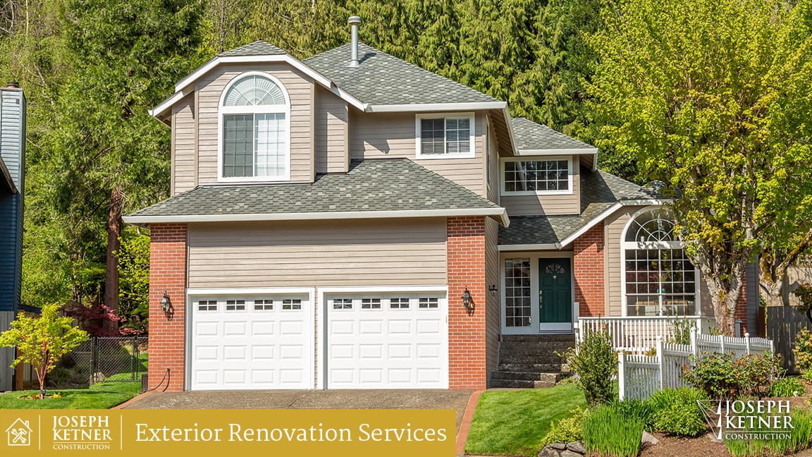 Image of a nice house to illustrate exterior home renovation services